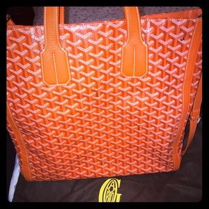 Goyard Voltaire tote crossbody strap dustbag